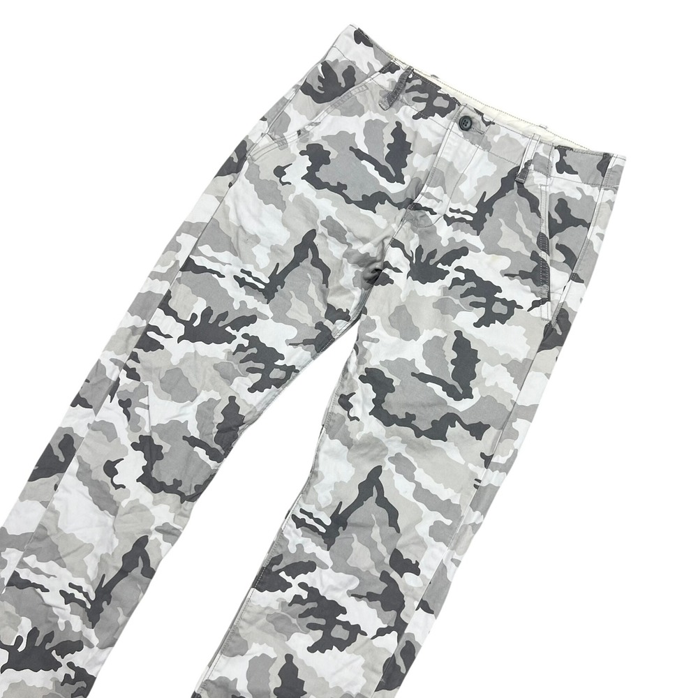 Levis 511 Slim Fit Snow Camo Pants Jeans Grey White Camouflage Mens 29x30